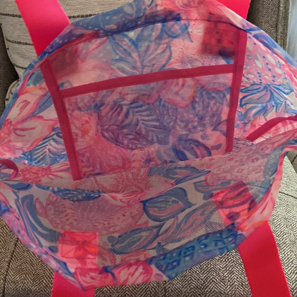 🌺Last One!🌺 NWT Lilly Pulitzer Mesh Tote - Picture 5 of 6